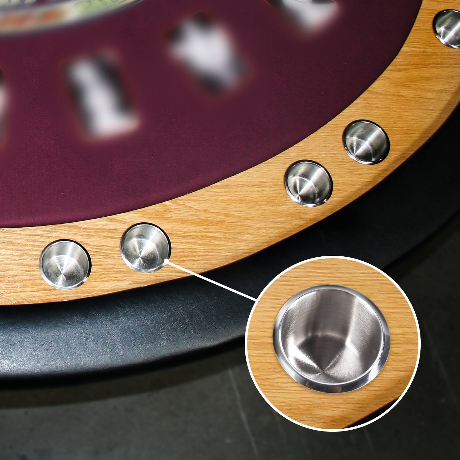 Alt View 2. GSE Games & Sports Expert - Poker Table Cup Holders for Casino Poker Table, RV Cars & Trucks (Jumbo - Single).