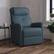 Left. CorLiving - Ashley Power Lift Fabric Recliner - Blue.