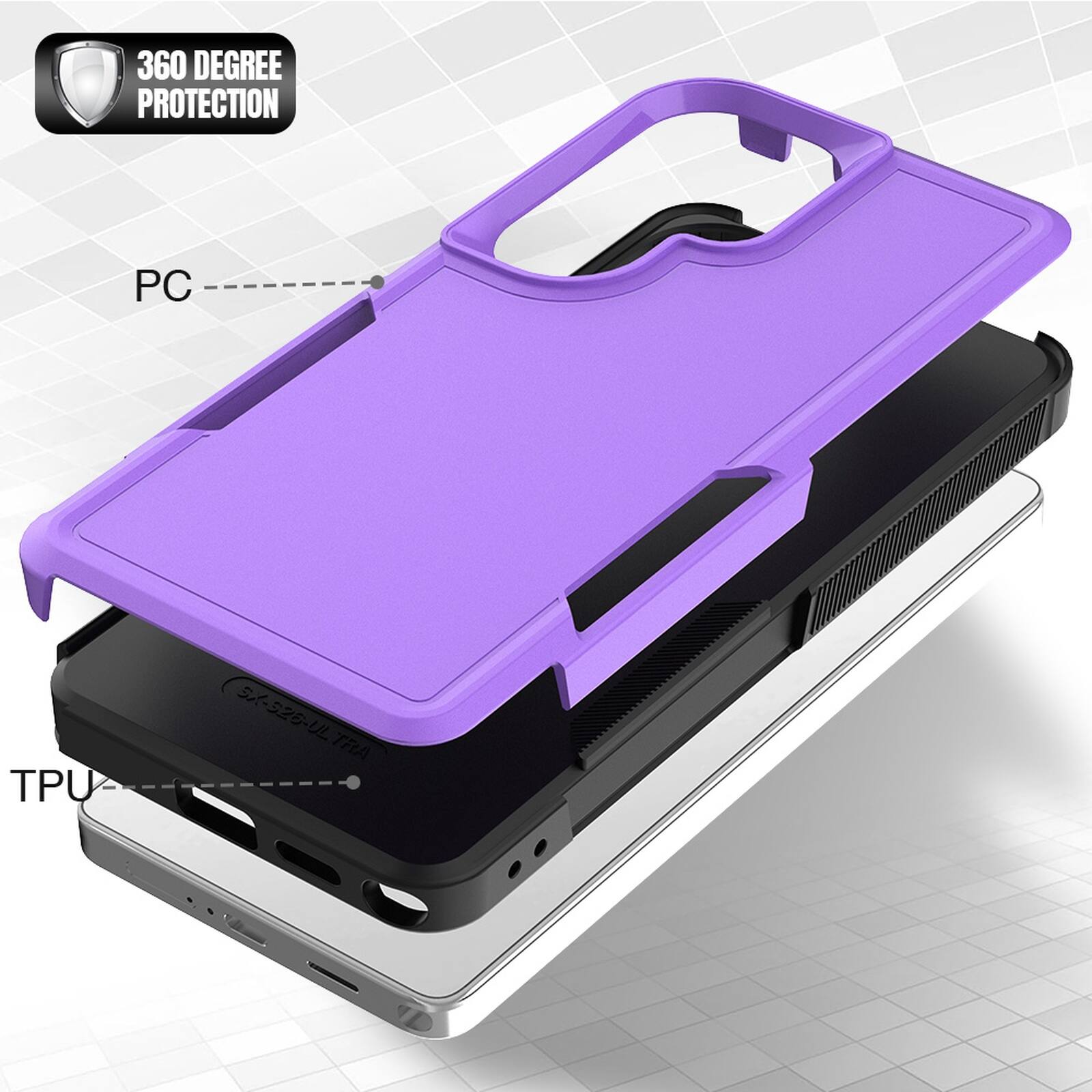 360 DEGREE PROTECTION

PC

TPU

SX-526-ULTRA