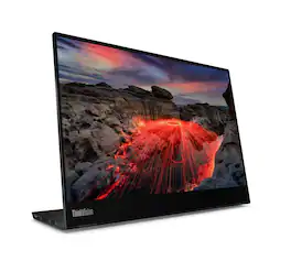 Lenovo - Thinkvision M14t Gen 2 Portable Monitor - Touch, 2.2K, 16:10, USB-C, 14" IPS (63FDUAR6WW) - Raven Black