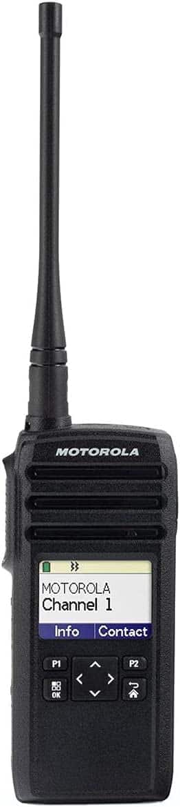 Motorola - DTR700 900 MHz 50-Channel Digital Two-Way Radio - Black
