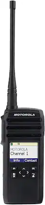 Motorola - DTR700 900 MHz 50-Channel Digital Two-Way Radio - Black