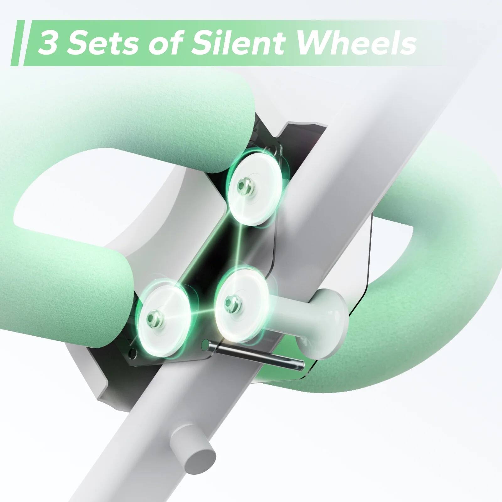 3 Sets of Silent Wheels