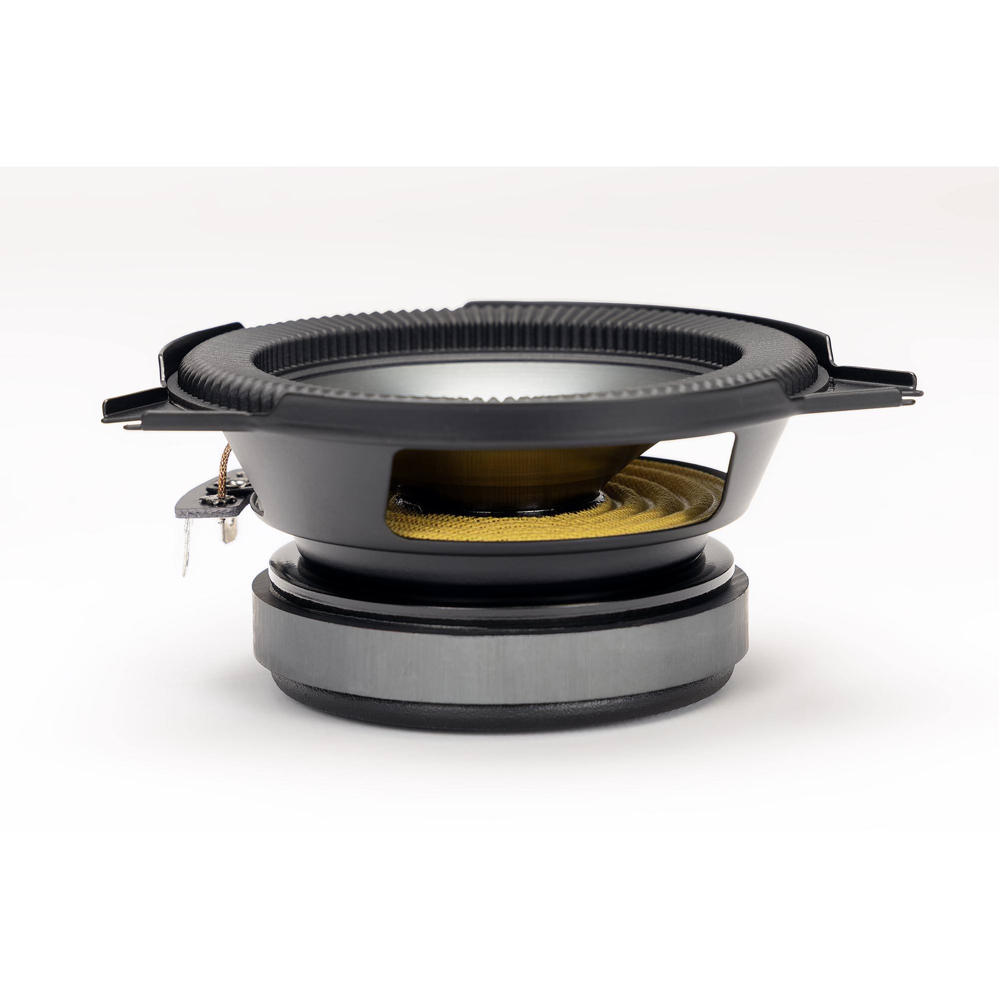 Alt View 3. Alpine - Alpine BRV-S40C 4" BassRev™ Component Speaker Set - Black/Gray.