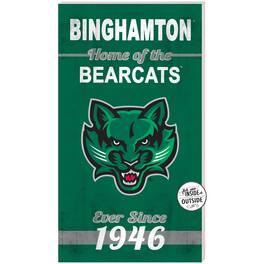 Jardine - Binghamton Bearcats 11'' x 20'' Home Of The Sign - Green