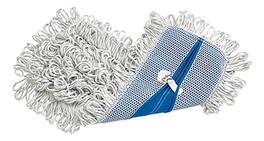 RubberMaid - Commercial Products Microfiber Looped Fringe Finish Mop Pad, 18" - White