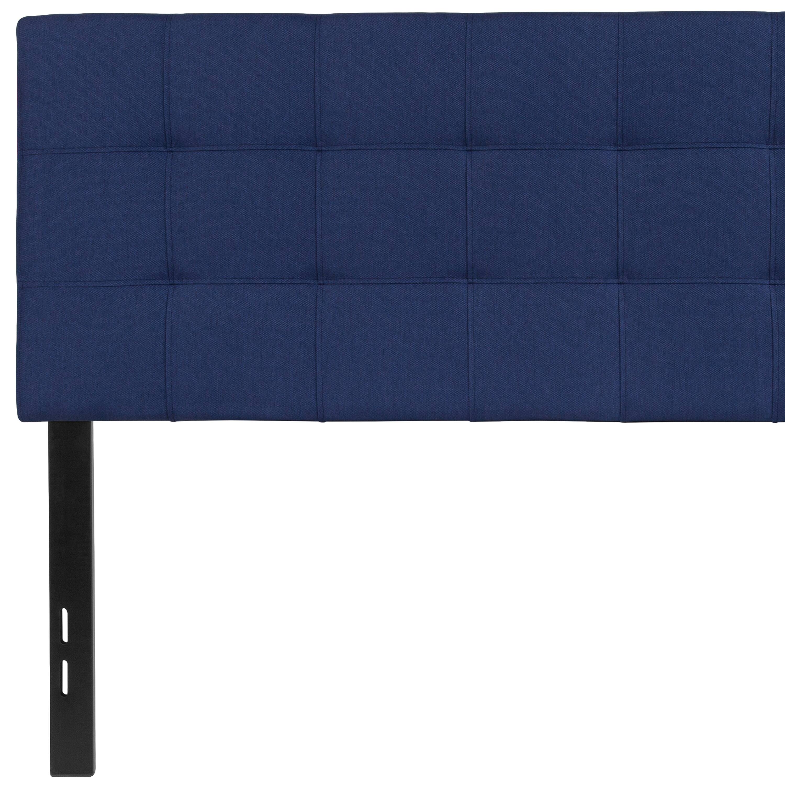 Alt View 7. Emma + Oliver - Quilted Tufted Upholstered Headboard - Navy.