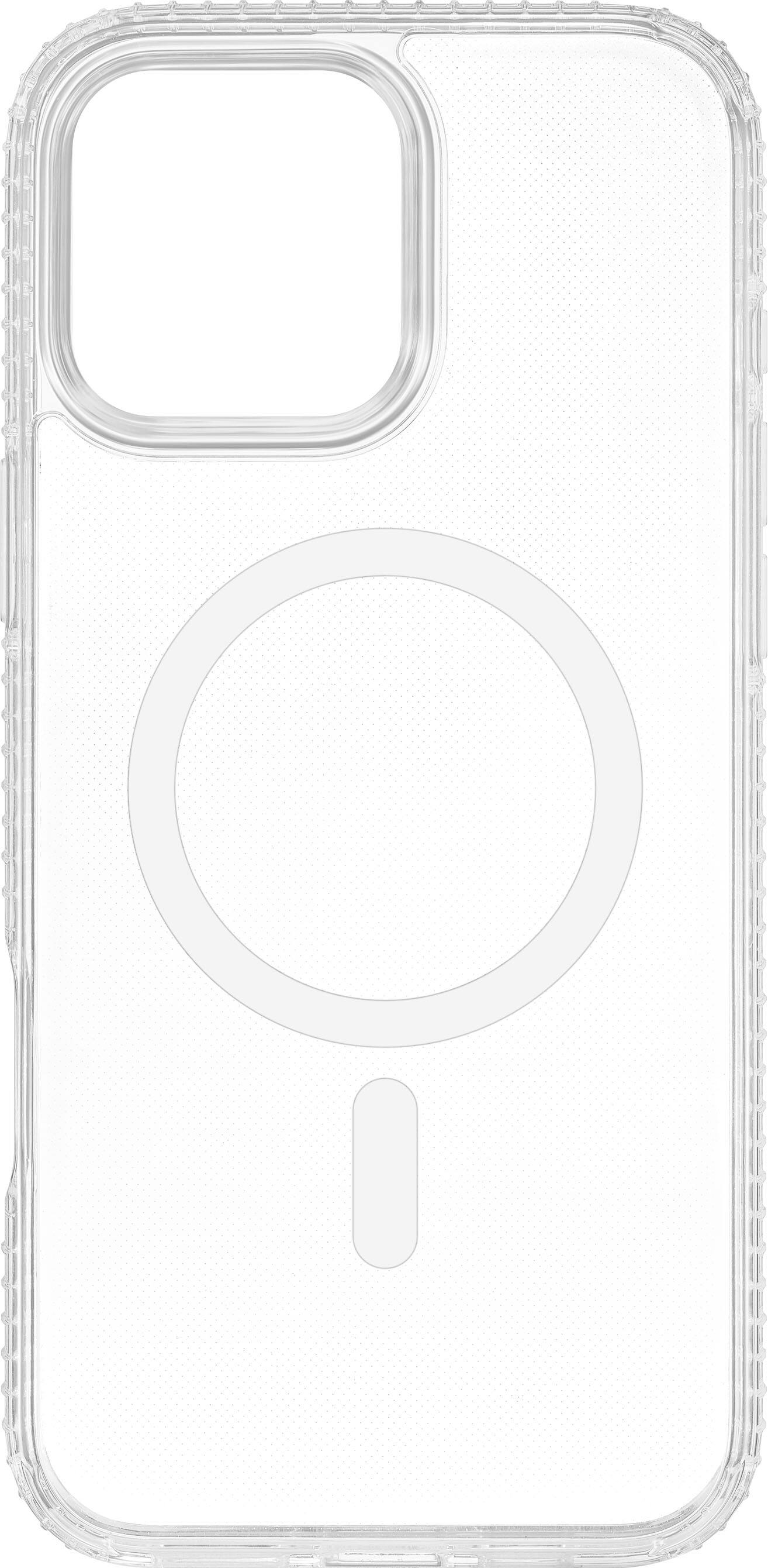 Alt View 18. Insignia™ - Hard-Shell Case with MagSafe for iPhone 16 Pro Max - Clear.