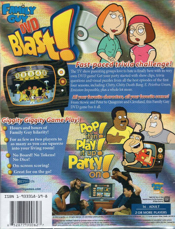 Alt View 1. Screenlife - Family Guy DVD Blast ~ The Freakin' Sweet Trivia Game from Screenlife - Multi.