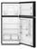 Alt View 1. Amana - 30 in. Wide 19 cu. ft. Garage Ready Top-Freezer Refrigerator and - Black.