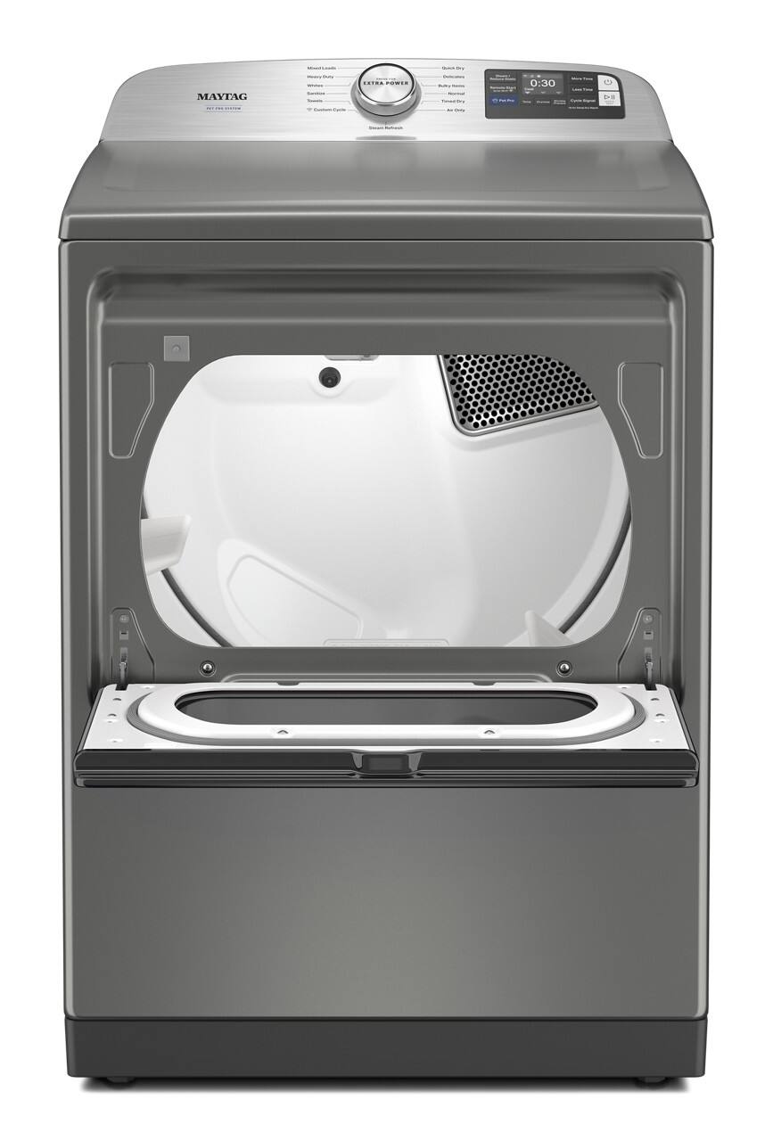 MAYTAG  
MAYTAG MARSHALL  

Mixed Loads  
Heavy Duty  
Woolens  
Sportswear  
Custom Cycles  

Quick Dry  
Delicates  
Bulky Items  
Tuned Dry  
Air Only  

Extra  
POWER  

0:30  

More Time  
Less Time  
Cancel  
Start/Resume