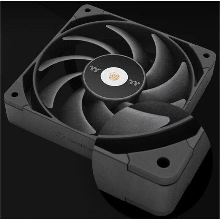 Alt View 4. Thermaltake - TOUGHFAN 14 Pro Black 1 pack - Black.