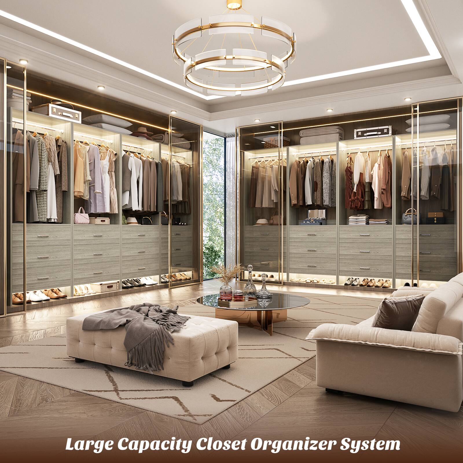 UH Large Capacity Closet Organizer System

Large Capacity Closet Organizer System
