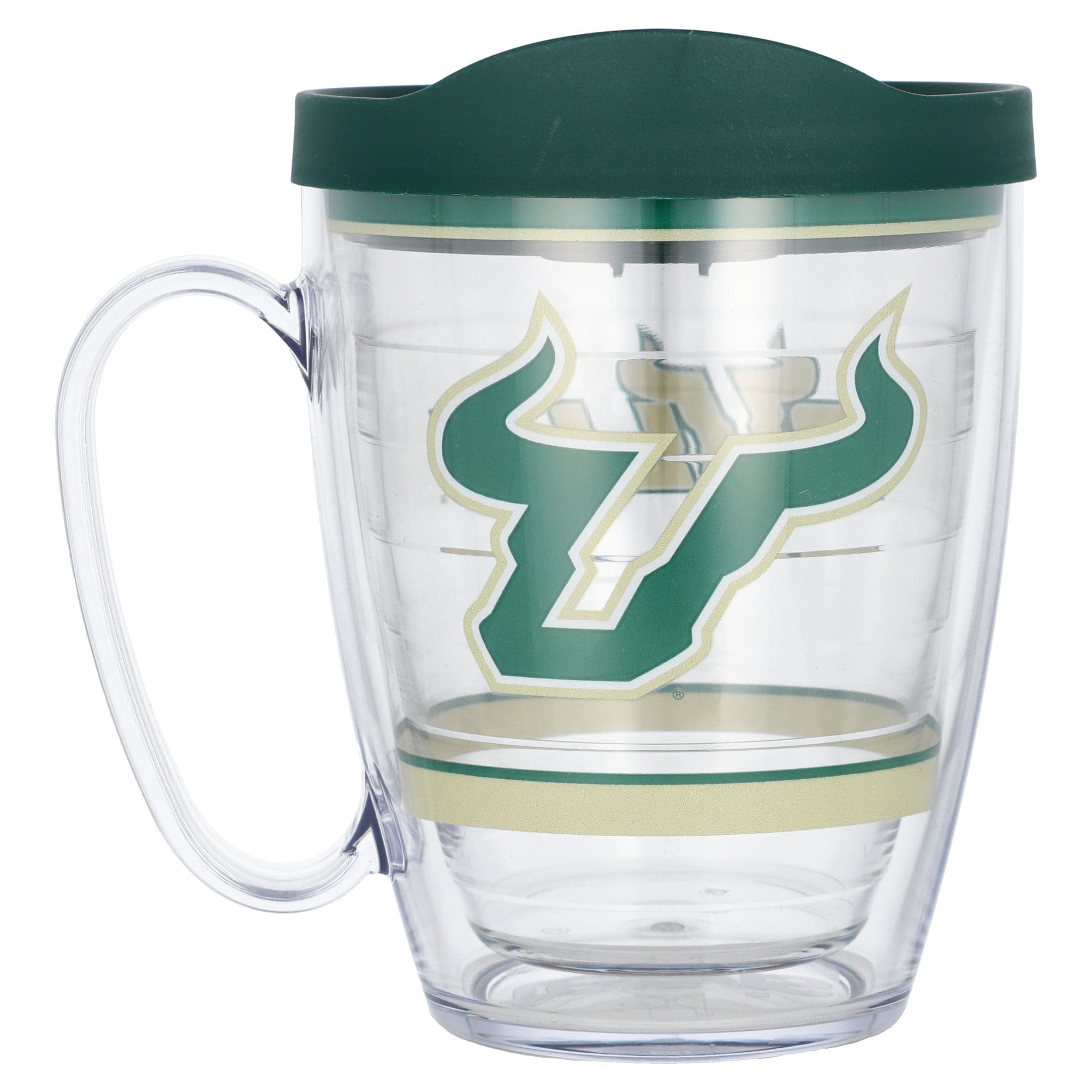 Front. Tervis - South Florida Bulls 16oz. Tradition Classic Mug - Multicolor.