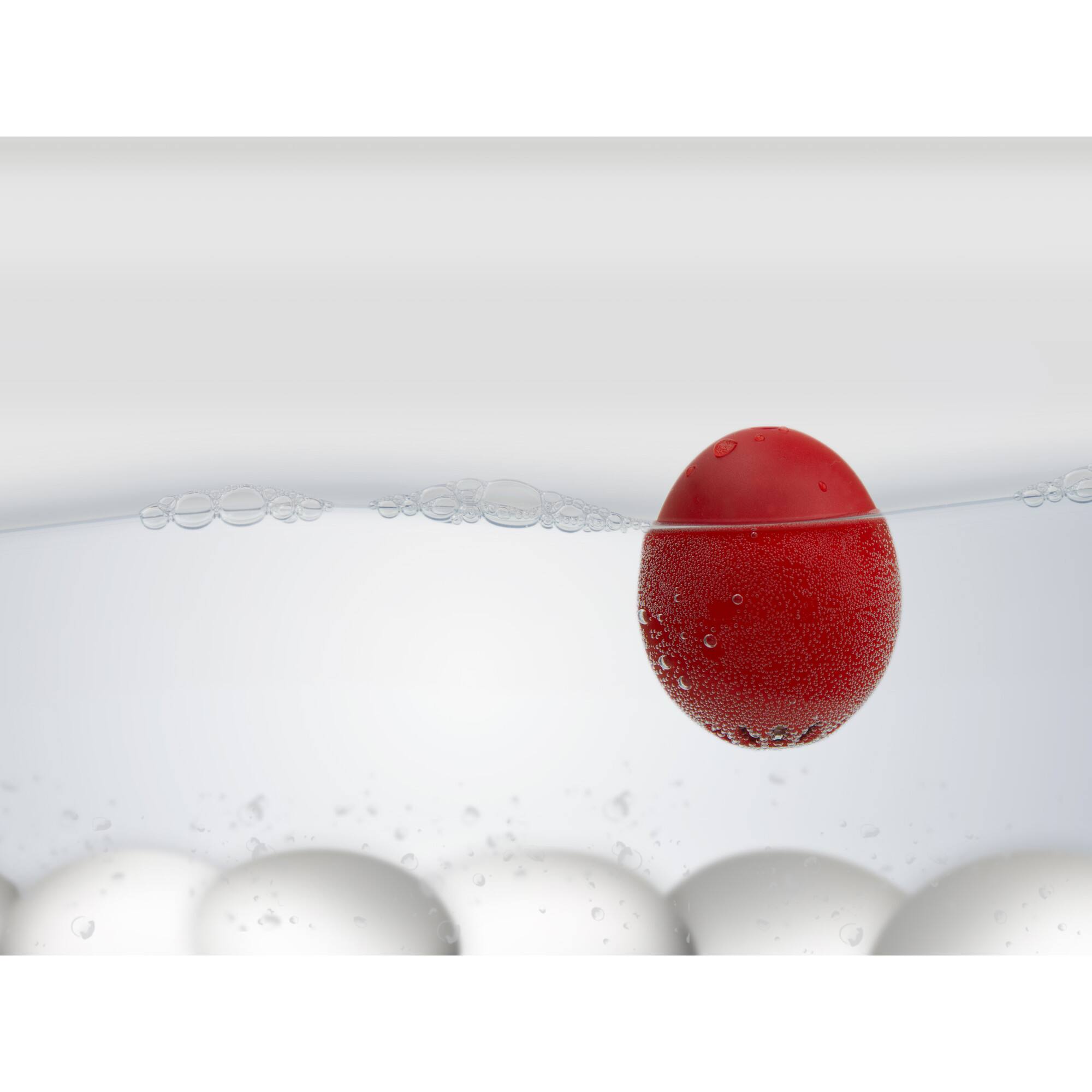 Alt View 2. BrainStream - BrainStream BeepEgg Basic Egg Timer with Musical Alerts, Red - Red.