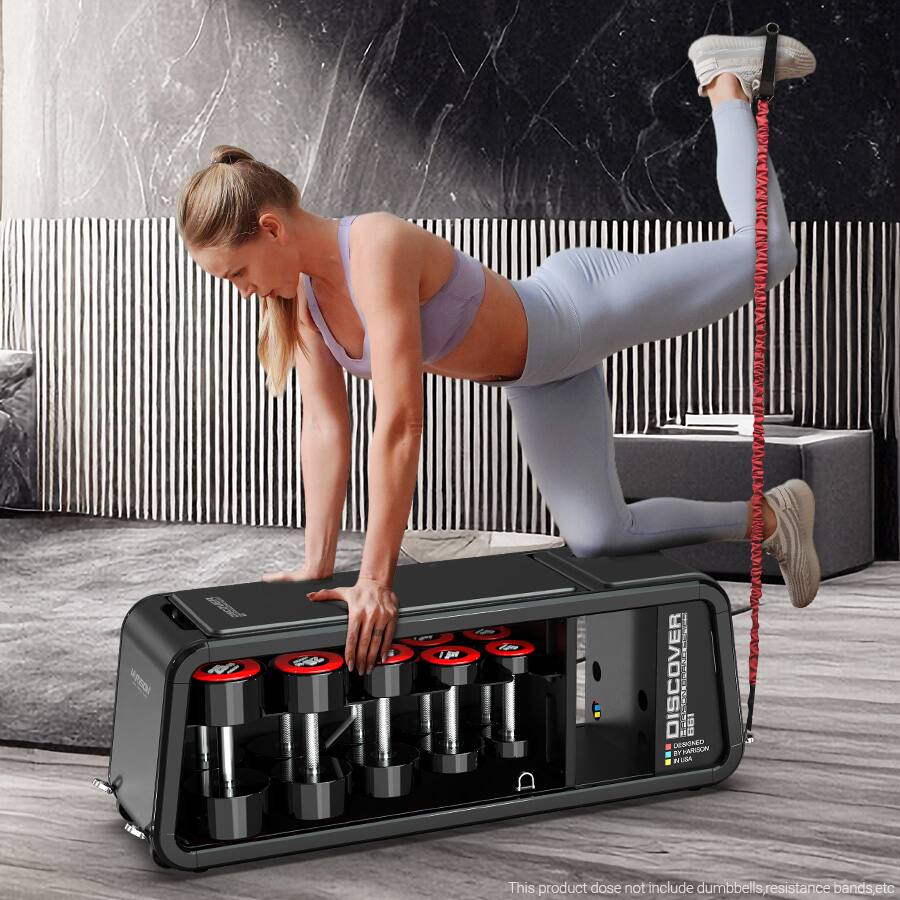 N Sid 1p ~ DISCOVER BGTLTSTRT : 99 UESONED BY YHARON nsds

This product does not include dumbbells, resistance bands, etc.