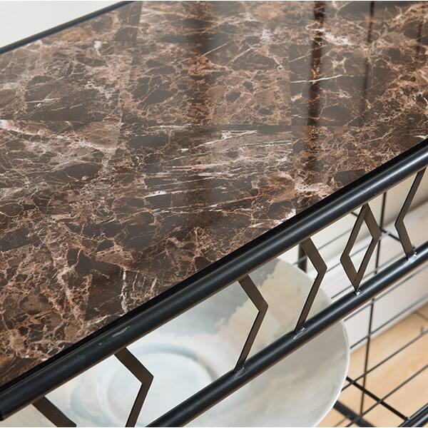 Alt View 1. Kings Brand Furniture - Kings Brand Furniture 5-Tier Standing Kitchen Bakers Rack for with Storage Microwave Stand, Metal Frame - Black.