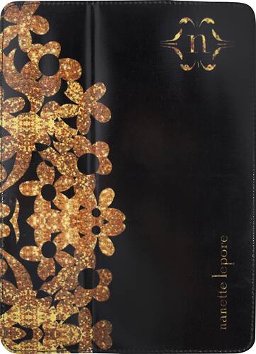  Nanette Lepore - Folio Hard Case for Apple iPad Air - Black/Gold