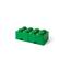 Front. Room Copenhagen - LEGO Storage Brick Drawer 8 - Dark Green.