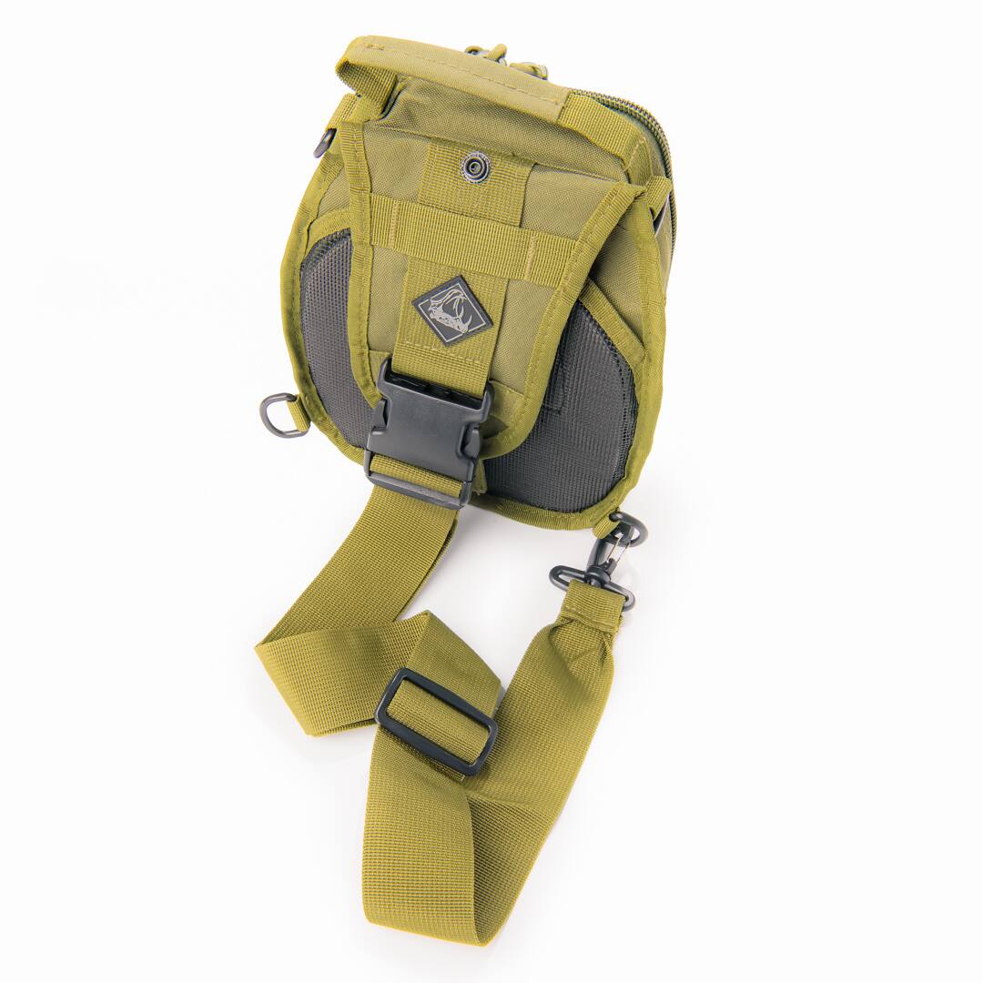 Alt View 6. Rattlesnake Tactical - Rattlesnake Tactical Sling Pack with Pistol Retention System, Green - Green.