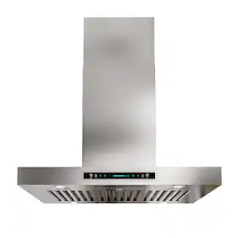 Onefly - 36 inches - Externally Vented - Island Range Hood - Stainless Steel