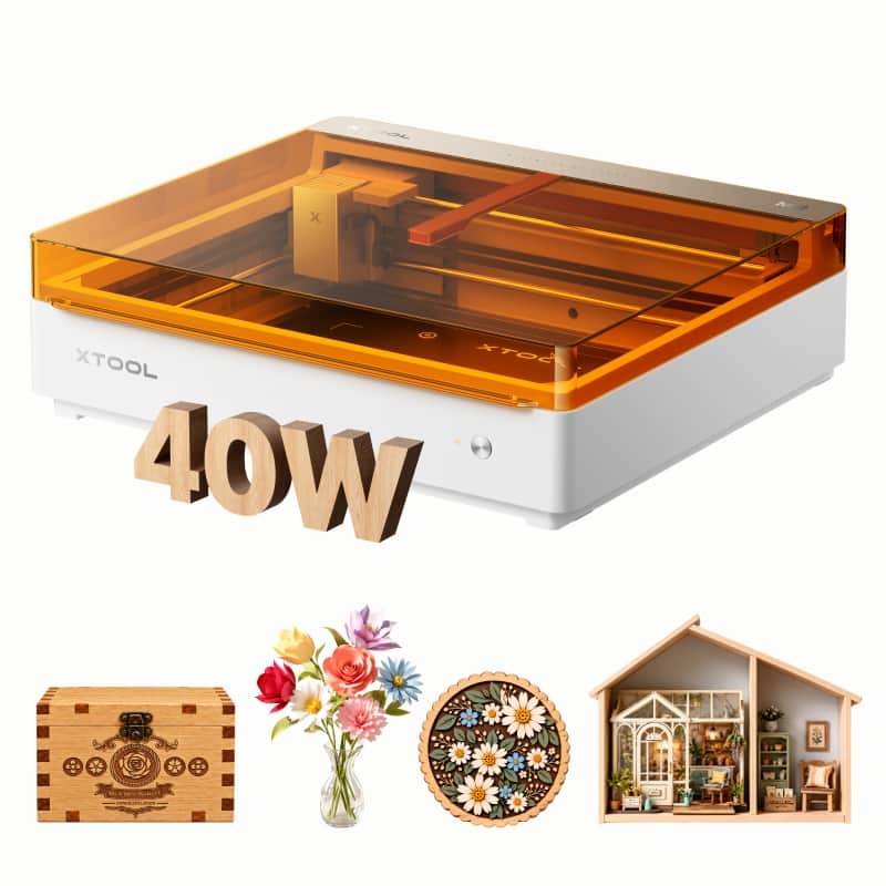 xTool - M2 40W Color Craft Laser Engraver and Cutter