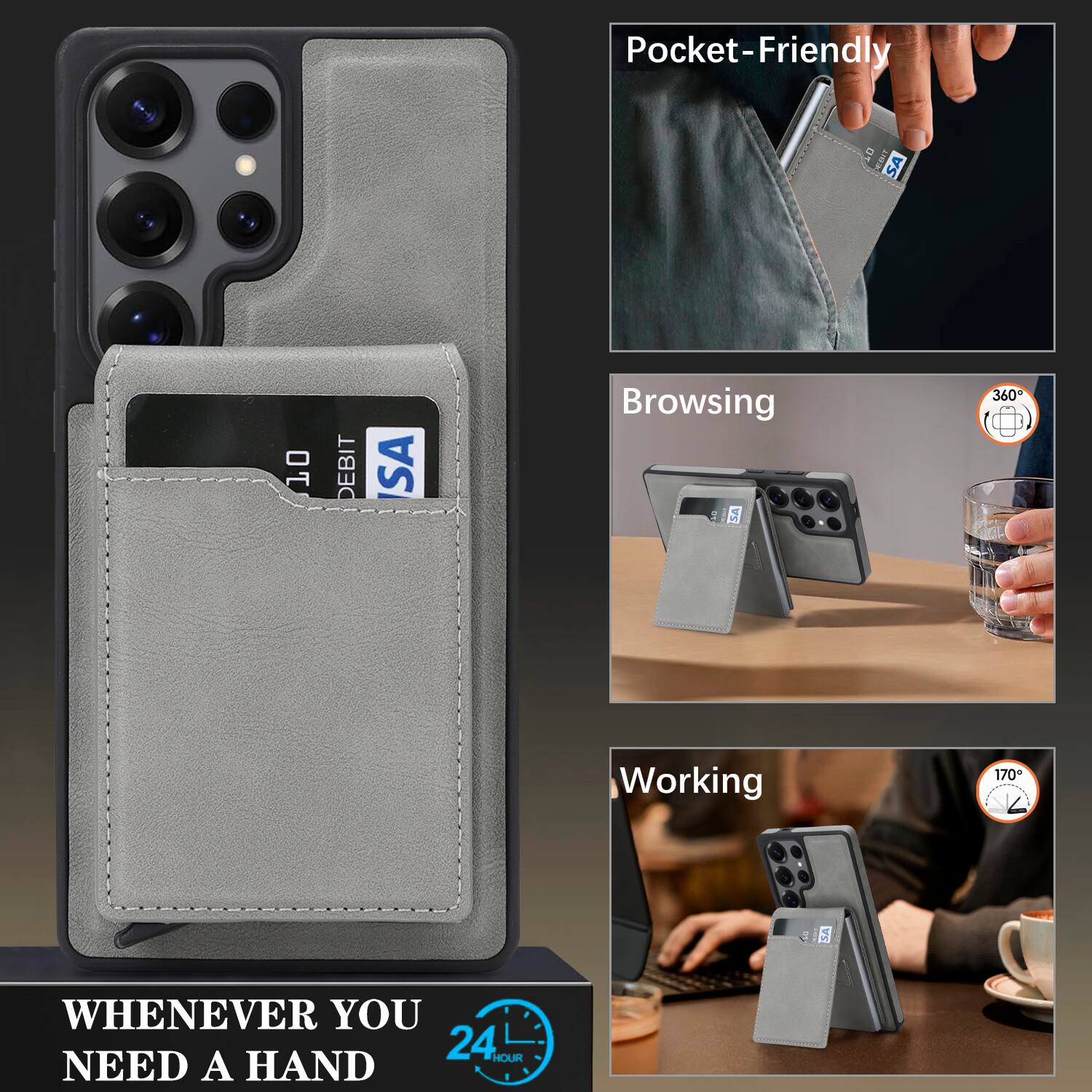 Pocket-Friendly  
Browsing  
Working  

Whenever You Need a Hand  

24 Hour
