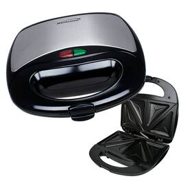Brentwood - Non Stick Dual Sandwich Maker in Black and - Silver