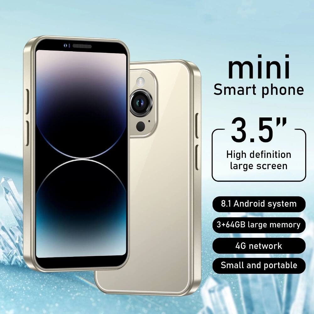 mini Smart phone 3.5" High definition large screen 8.1 Android system 3+64GB large memory 4G network Small and portable