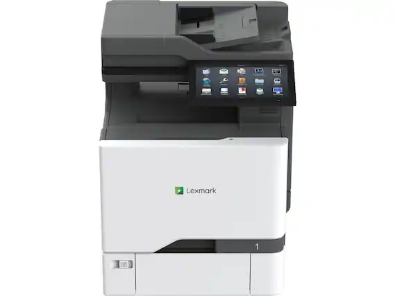 Front. Lexmark - Lexmark CX735adse Color Laser Printer - 52ppm - 1200x1200 dpi - 10.1" Touchscreen (47C9600).