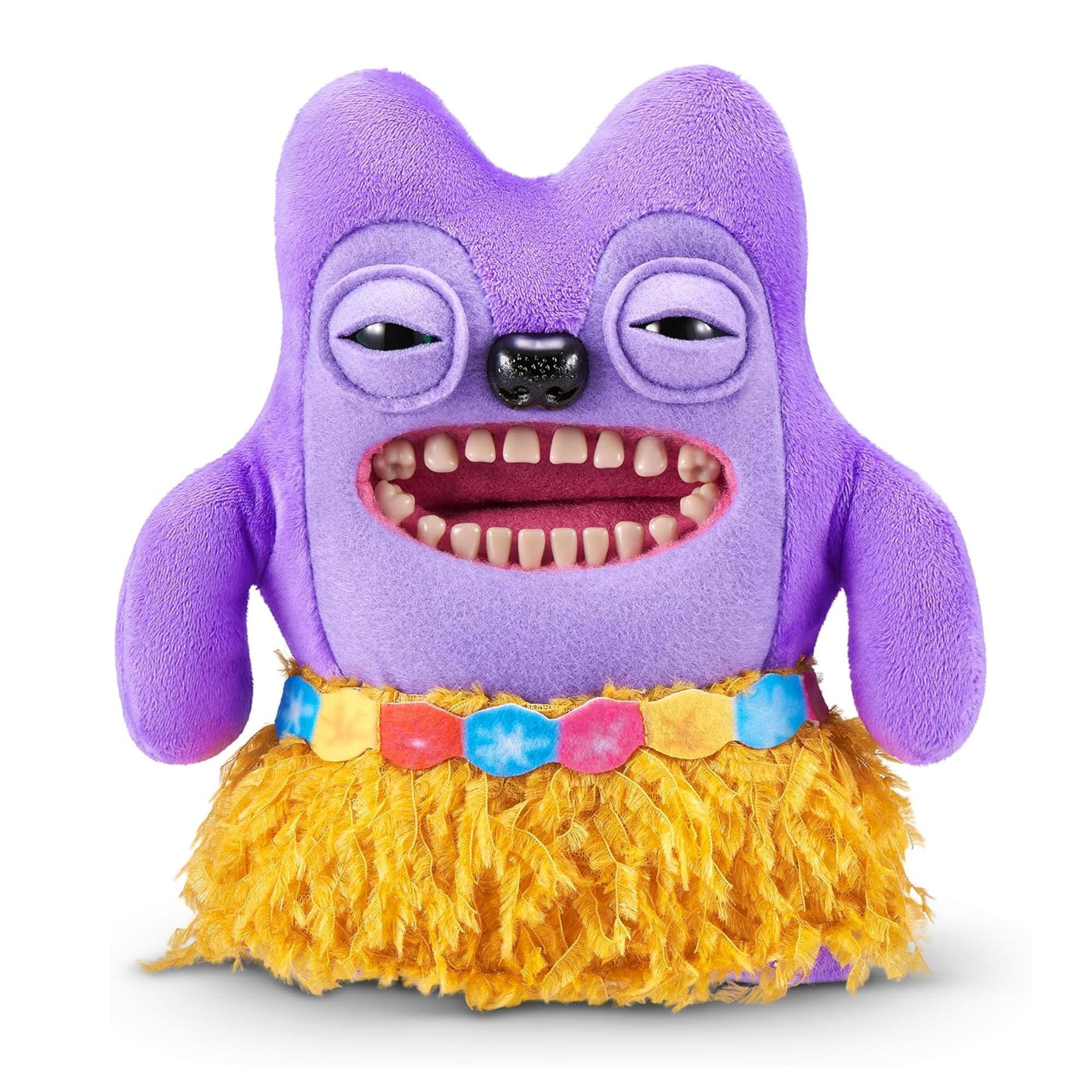 Front. ZURU - Fuggler Vacay Vibes 9 Inch  Plush | Greedy Grinner - Multi.