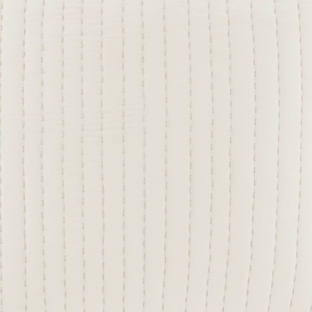 Alt View 5. Gracie Mills - Gracie Mills Johnny Farmhouse Chic Cotton Quilted Euro Sham - White.