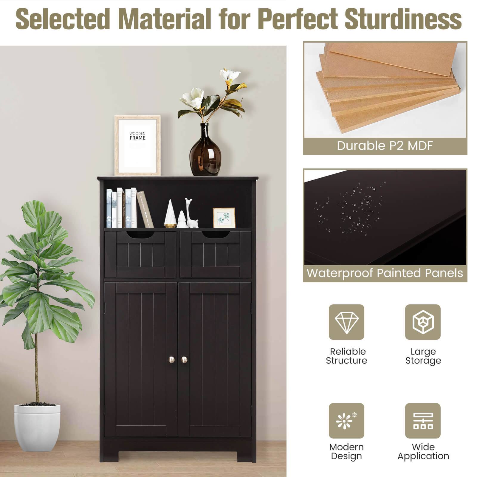 Selected Material for Perfect Sturdiness

Durable P2 MDF
Waterproof Painted Panels
Reliable Structure
Large Storage
Modern Design
Wide Application