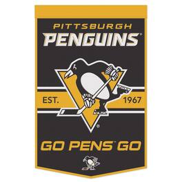 WinCraft - Pittsburgh Penguins 24" x 38" Primary Logo Banner - Multicolor
