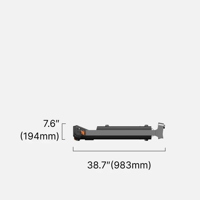 7.6" (194mm)  
38.7" (983mm)
