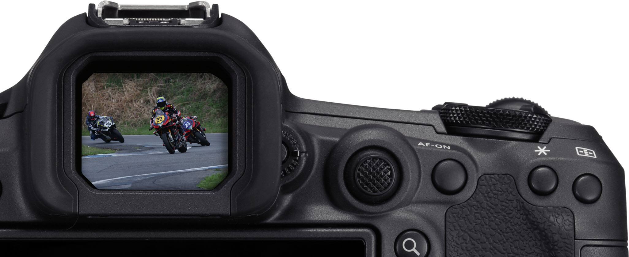 Alt View 20. Canon - EOS R5 Mark II 8K Video Mirrorless Camera with RF24-105mm F4 L IS USM Lens - Black.