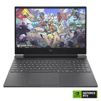 HP - Victus 15.6" Full HD Gaming Laptop - AMD Ryzen 5 7535HS (2023) - 8GB DDR5 Memory - NVIDIA GeForce RTX 3050 - 512GB SSD - Mica Silver