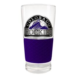 Great American Products - Colorado Rockies 22oz. Pilsner Glass with Silicone Grip - Purple