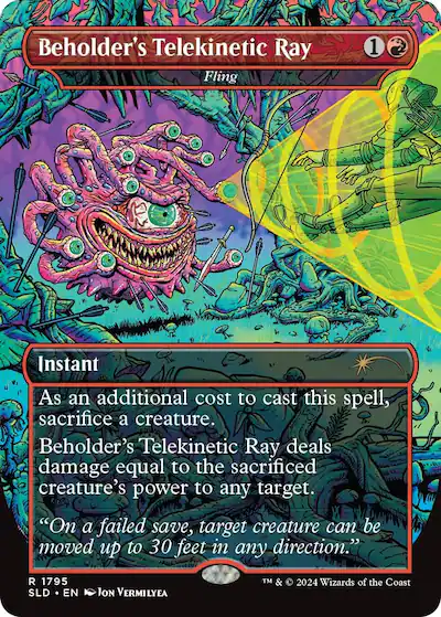 beholder cards mtg Amazon.com: MTG Secret Lair: Death is in The Eyes of The Beholder II (Foil Edition) : Toys & Games