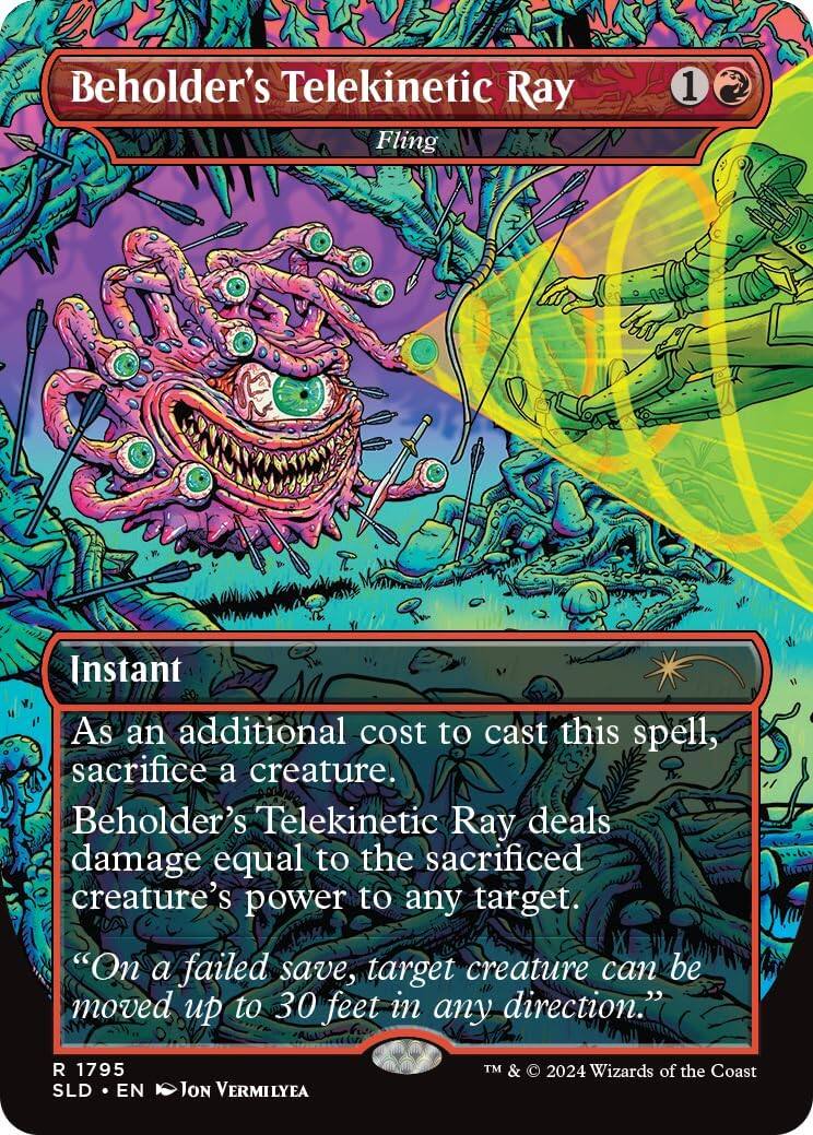 beholder cards mtg Amazon.com: MTG Secret Lair: Death is in The Eyes of The Beholder II (Foil  Edition) : Toys & Games