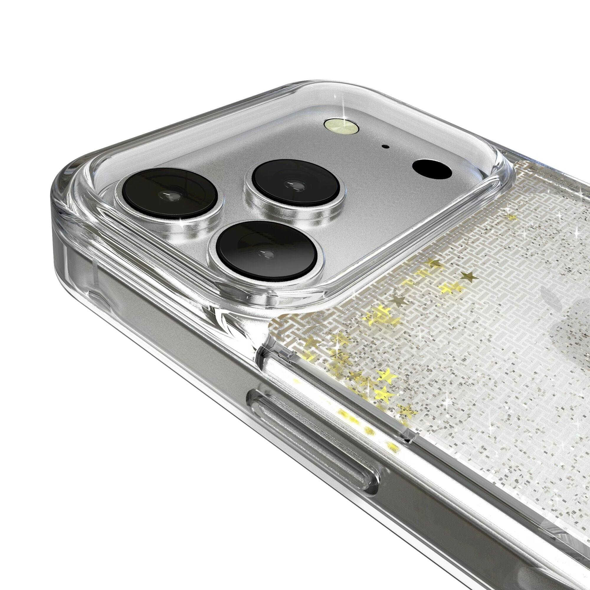 Alt View 2. Keyscaper - New Orleans Saints Linen Logo iPhone Glitter Case - 14 - Multicolor.