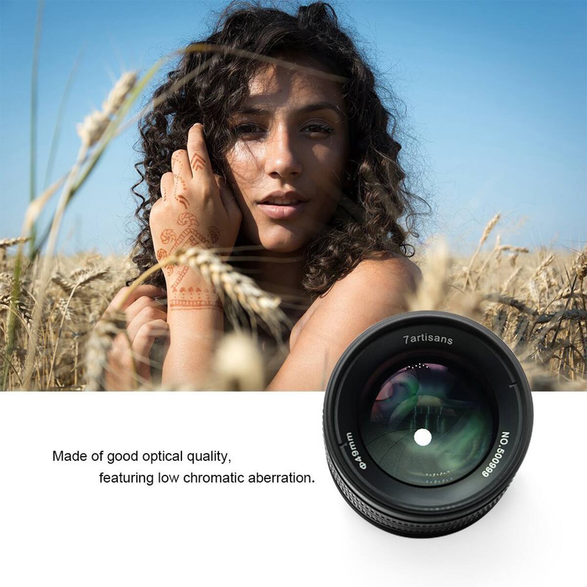 7artisans Made of good optical quality, 49mm featuring low chromatic aberration. NO NO.500999