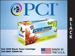 PCI Brand Compatible Toner Cartridge Replacement for Dell 2330 Black Toner Cartridge 330-2665 XN009 PK492 6K Yield