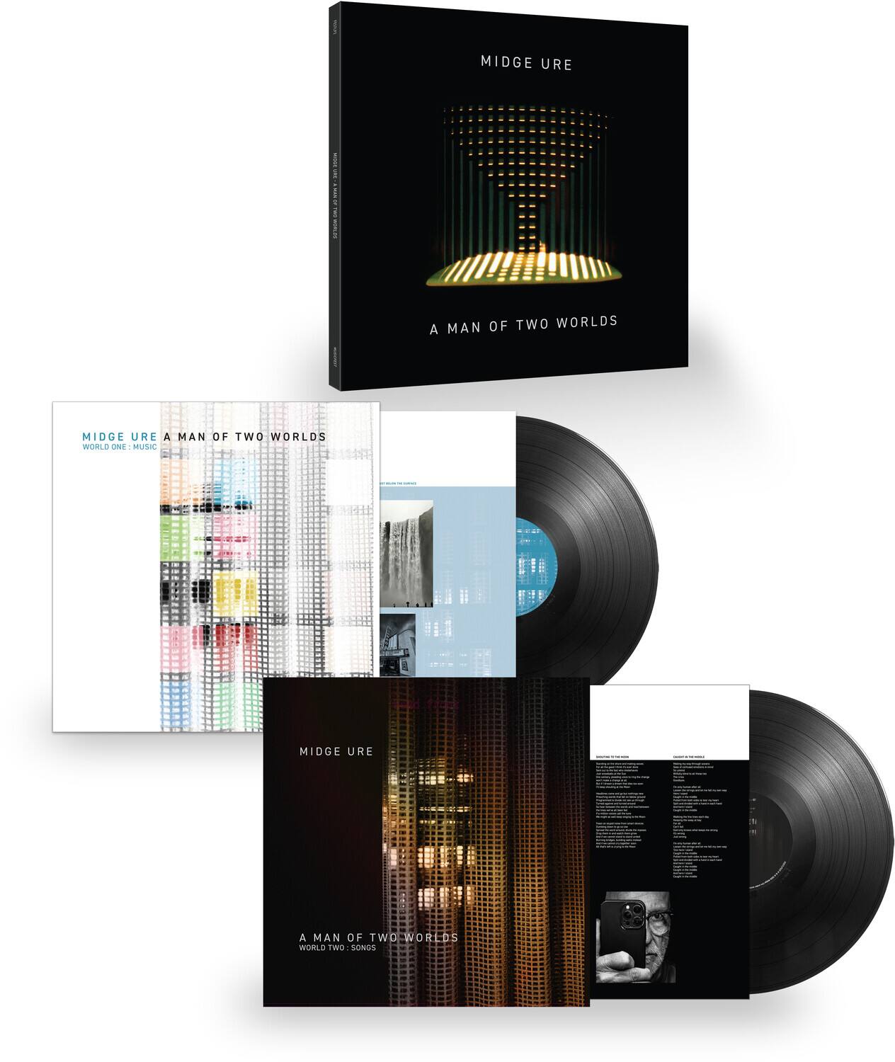Midge Ure - Man of Two Worlds   - VINYL LP price history on PriceWatchPro