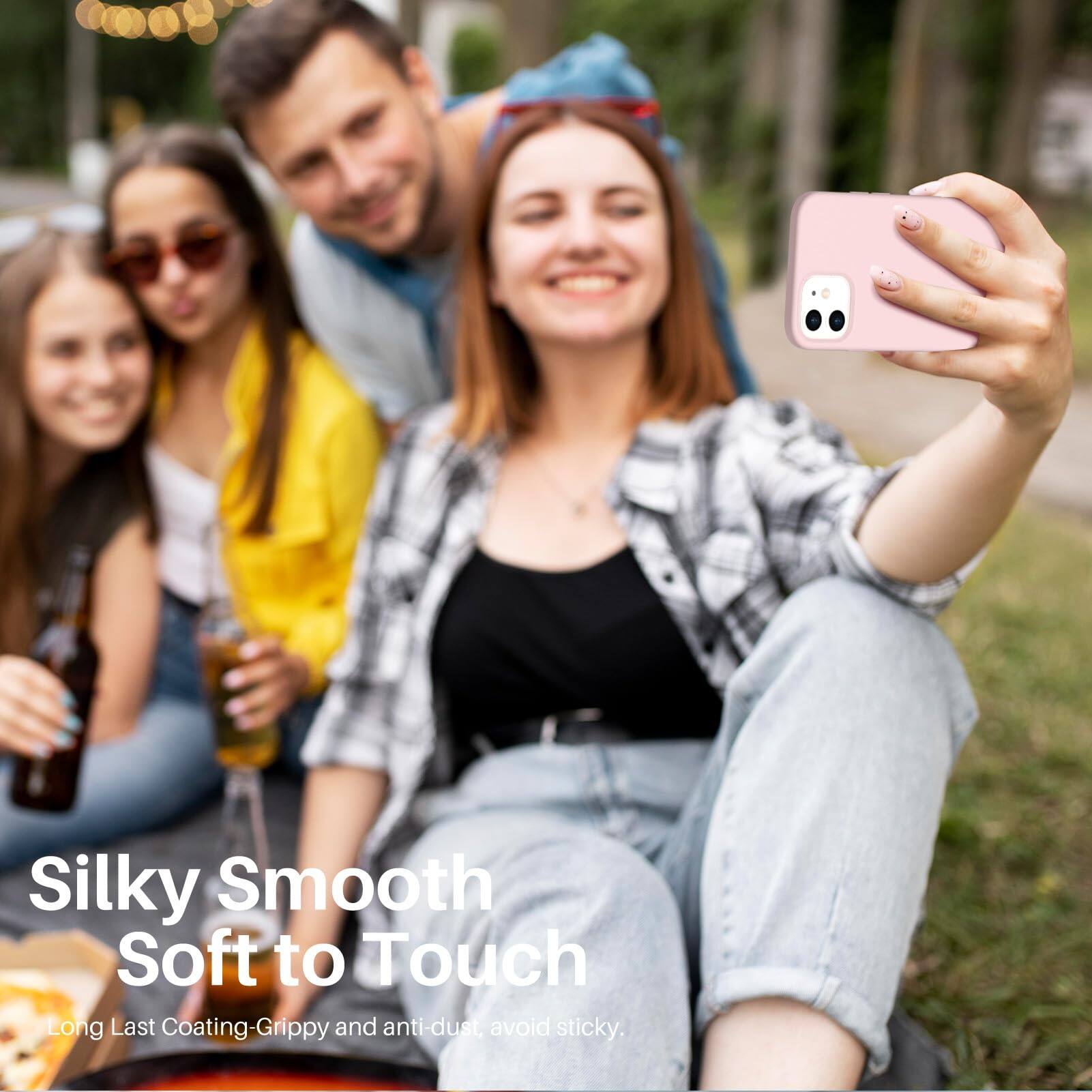 Silky Smooth Soft to Touch

Long Last Coating-Grippy and anti-dust, avoid sticky.