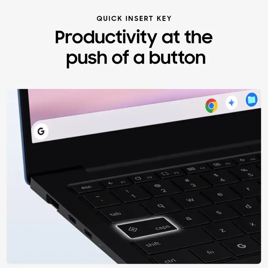 Quick Insert Key: Productivity at the push of a button.
