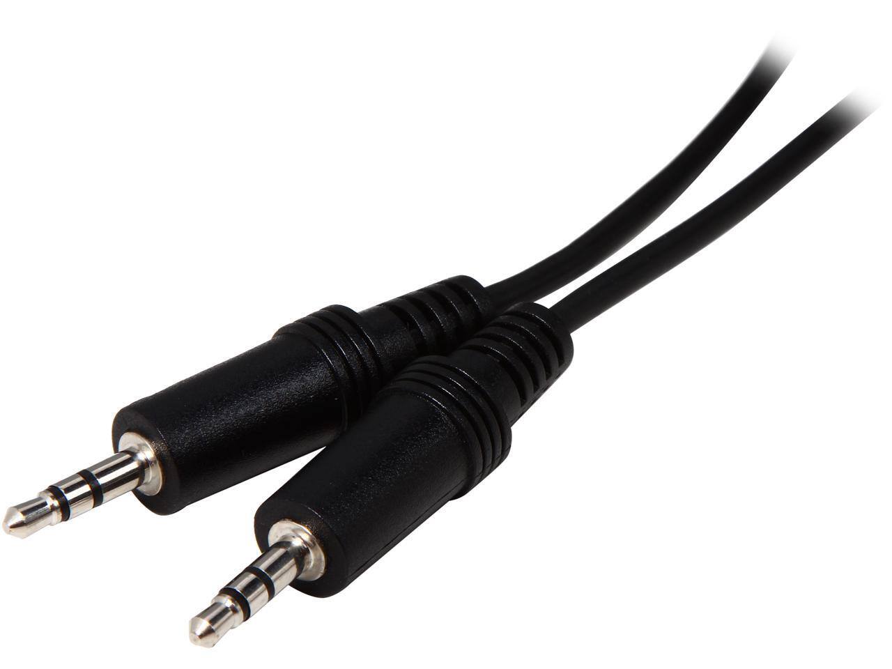 Front. Cables to Go - C2G 40411 1.5 ft. 3.5mm Stereo Audio Cable Male to Male.