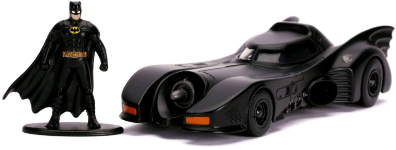 Alt View 1. Jada Toys - Jada Toys - 1:32 1989 Batman Batmobile with Batman Figure   - Collectibles - Multicolor.