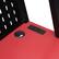 Alt View 4. Anysun - Full Size Bunk Bed with Two Built-In Gaming Desks, USB Desktop Ports & Pegboard Organizer, Gaming Bunk Frame for Gamer - Red.