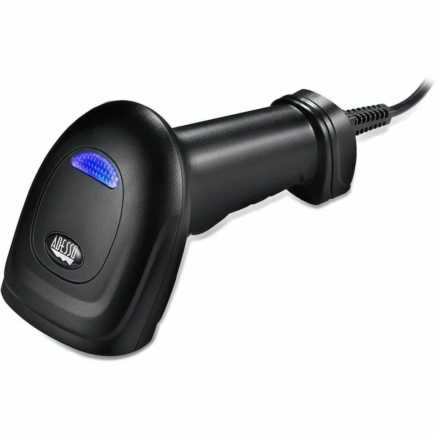 Usb Conectivity Scanner Adesso NuScan 1600U 1D Handheld CCD Barcode Scanner (USB) Cable ...